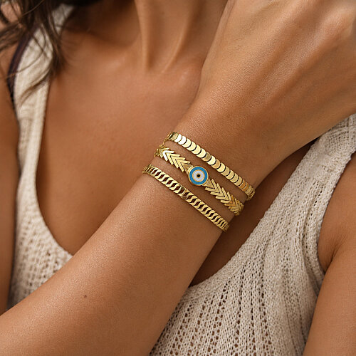 14 Carat Gold Zipper Chain Bracelet - CNG Jewels (1)