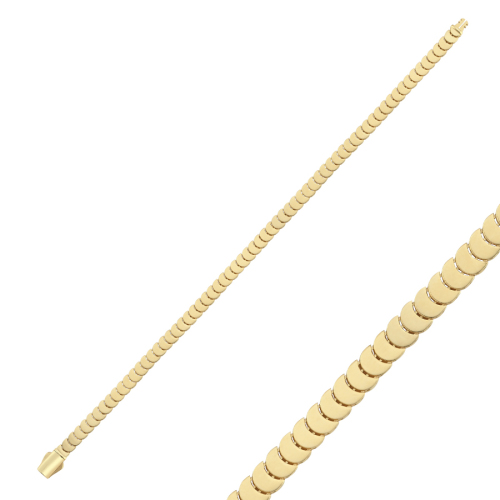 14 Carat Gold Moon Chain Bracelet - CNG Jewels
