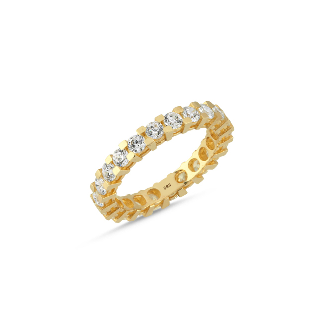 14 Carat Gold Eternity Ring - 1