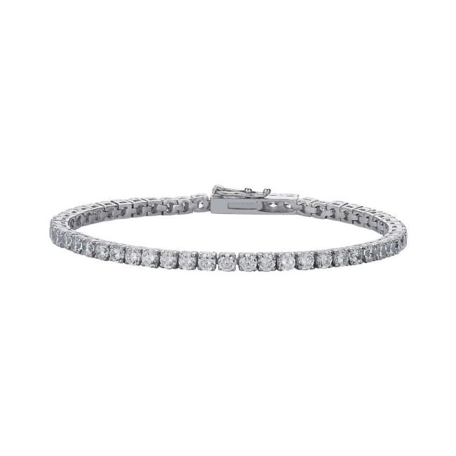 3mm Su Yolu Gümüş Bileklik - 2