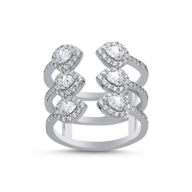 Amour Silver Women's Ring - 1