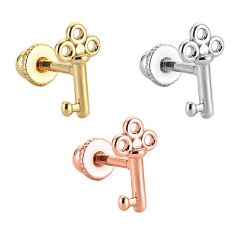 Key Gold Helix Piercing - 4