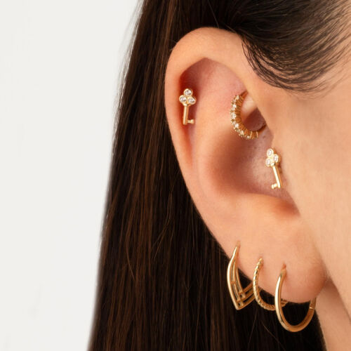 Key Gold Tragus Piercing - 2