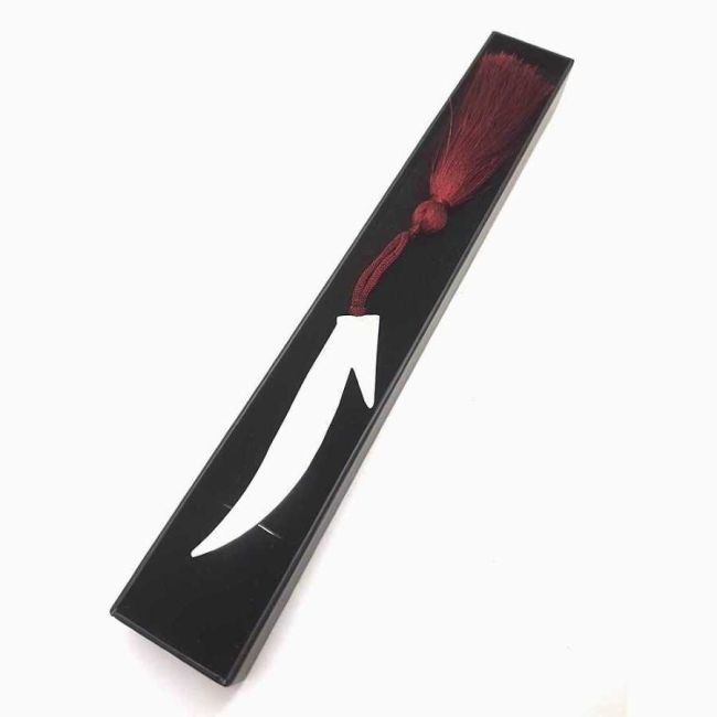 Arabic Letter Alif Silver Bookmark - 1