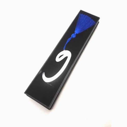 Arabic Letter Vav Silver Bookmark - Thumbnail