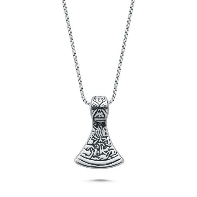 Axe Steel Men's Necklace - 1