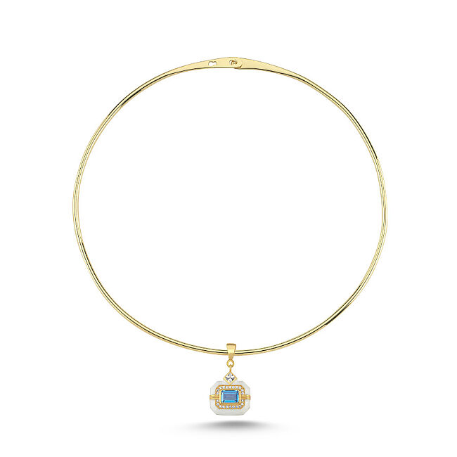 Beyaz Oktagon Charm Tasma - 1