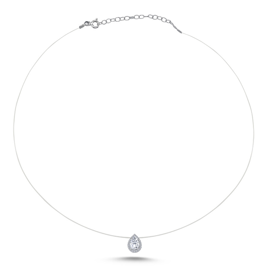 Damla Tektaş Hayalet Zincir Gümüş Kolye - CNG Jewels (1)