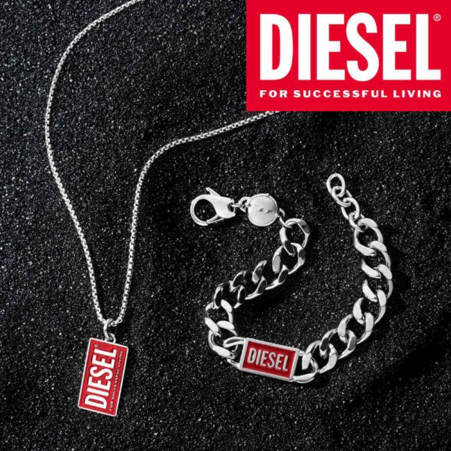 Diesel DJDX1368-040 Erkek Kolye - 4