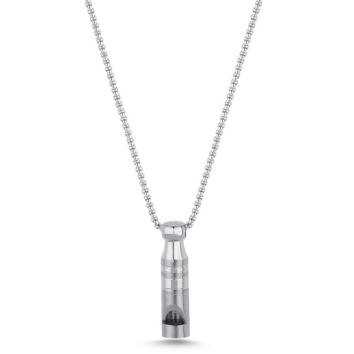 Whistle Steel Men's Necklace - CNG Jewels