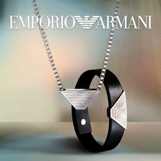 Emporio Armani AJEGS2984-040 Erkek Kolye - 2