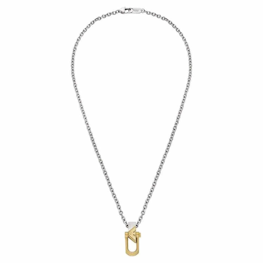 Emporio Armani AJEGS3243-040 Erkek Kolye - EMPORIO ARMANI