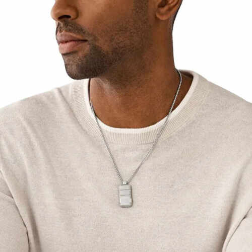 Emporio Armani AJEGS3078-040 Men's Necklace - EMPORIO ARMANI (1)