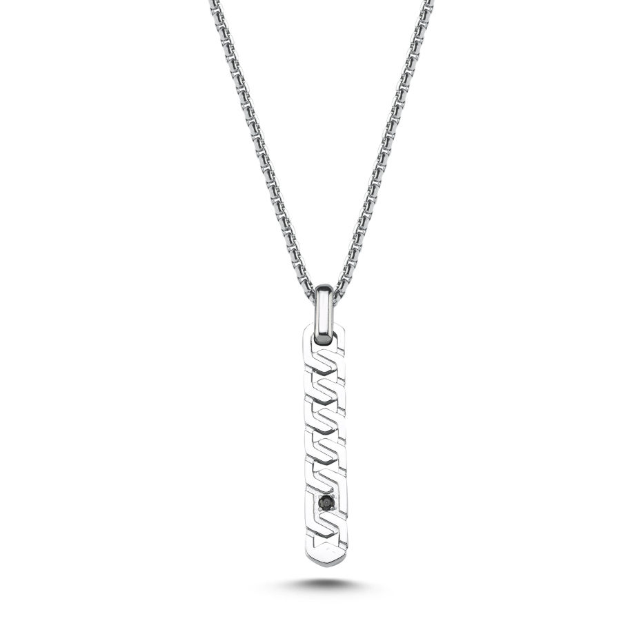 Zipper Steel Men's Necklace - CNG Jewels