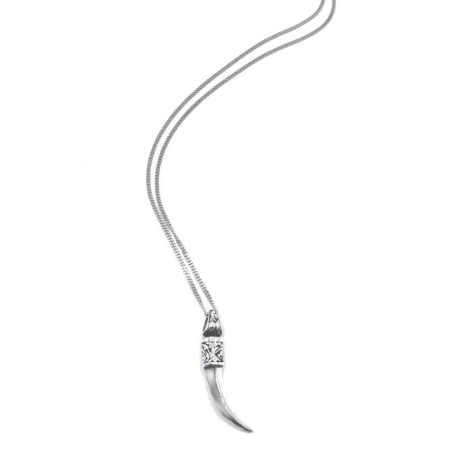 Ivory Silver Men's Necklace - 2