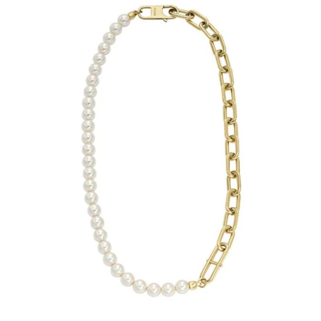 Fossil JF04727-710 Women's Pearl Necklace - 1