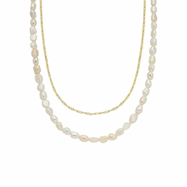 Fossil JF04728-710 Women's Pearl Necklace - 1