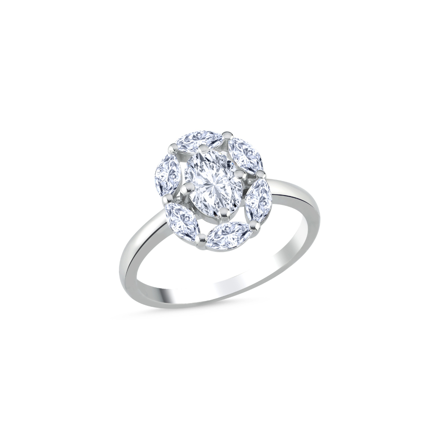 Gardenia Gümüş Yüzük - CNG Jewels