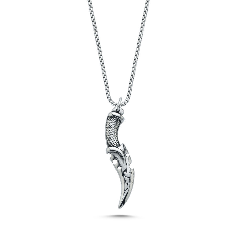 Dagger Steel Men's Necklace - CNG Jewels