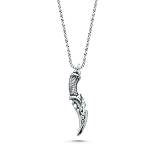 Dagger Steel Men's Necklace - CNG Jewels