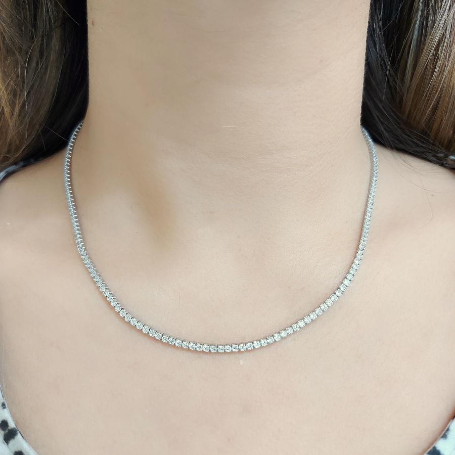 2mm Waterway Women's Silver Necklace - CNG Jewels (1)