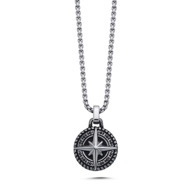 North Star Steel Men's Necklace - 1