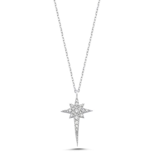 North Star Women's Silver Necklace 