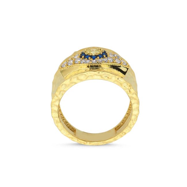 Martela Eye Design Women's Silver Ring - 3