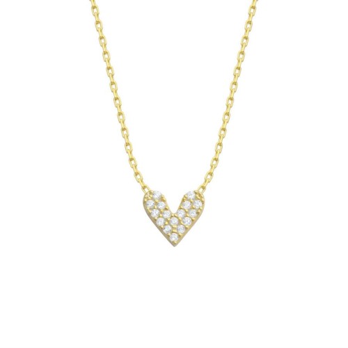 Mini Çift Taraflı Kalp Gümüş Kolye - CNG Jewels