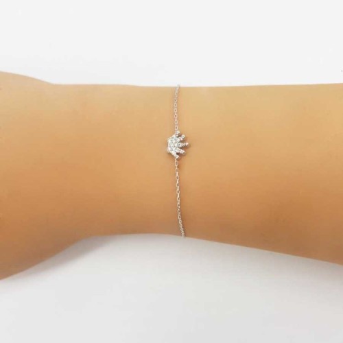 Queen Crown Silver Women's Bracelet - CNG Jewels