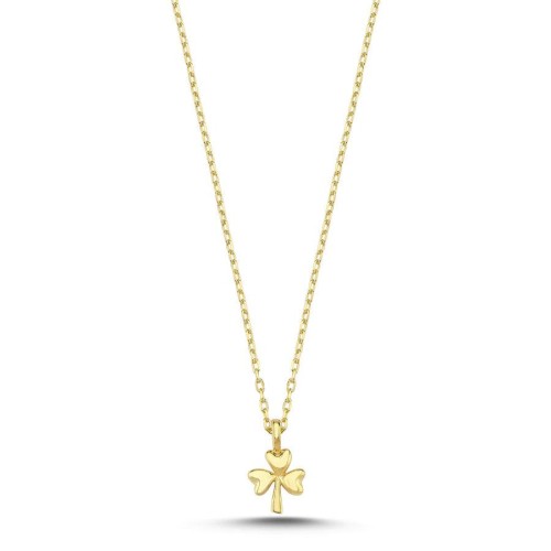 Minimal Clover Gold Silver Women's Necklace - CNG Jewels