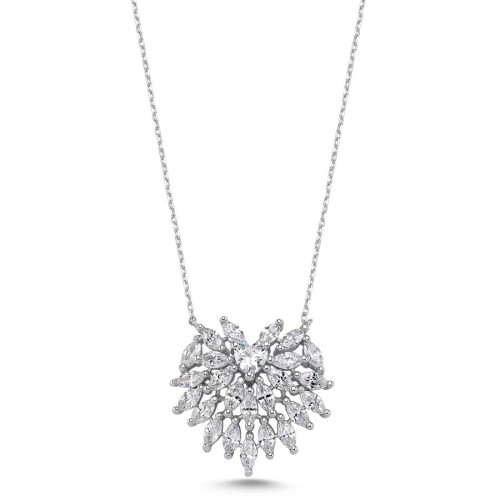 Nadia Kalp Gümüş Kadın Kolye - CNG Jewels
