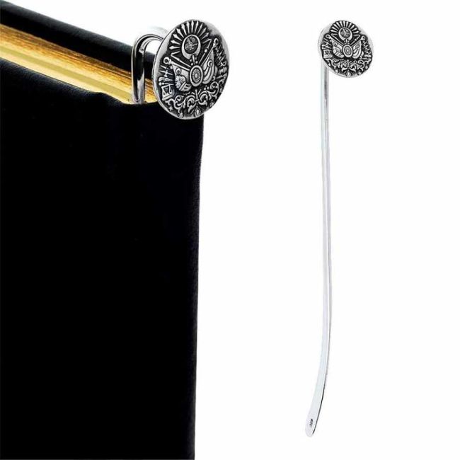 Ottoman State Coat of Arms Silver Bookmark - 1