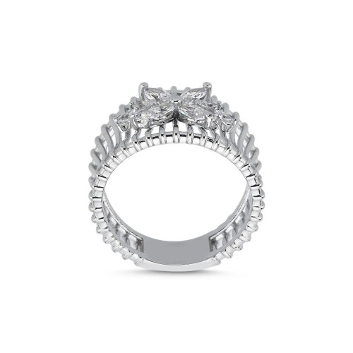 Rosa Jaula Silver Women's Ring - 3