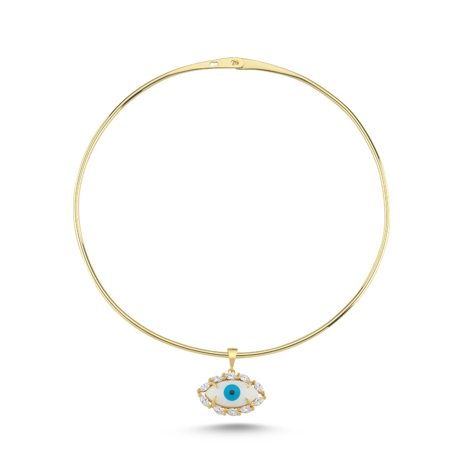 Sedef Nazar Boncuğu Charm Tasma - CNG Jewels