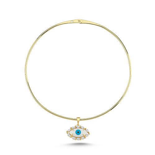 Sedef Nazar Boncuğu Charm Tasma - CNG Jewels