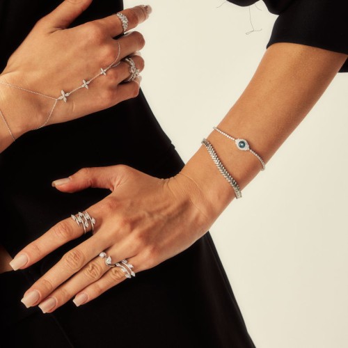 Sergente Waterway Silver Women's Bracelet - CNG Jewels (1)