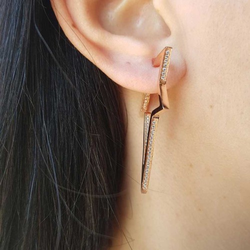Stone Pole - North Star Silver Women's Earrings - 2