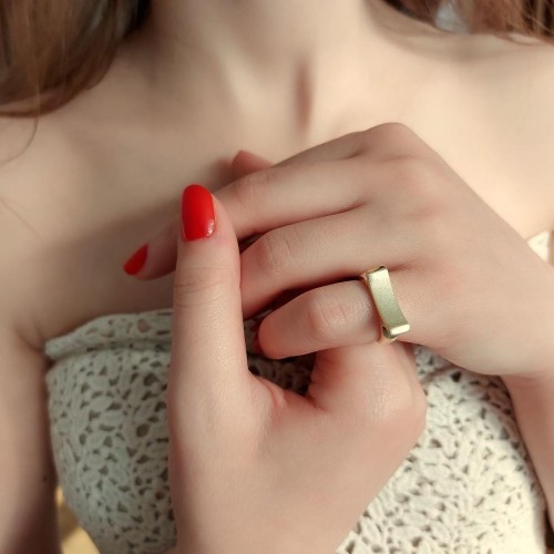 Taşsız Smooth Gümüş Serçe Parmak Yüzüğü - CNG Jewels (1)