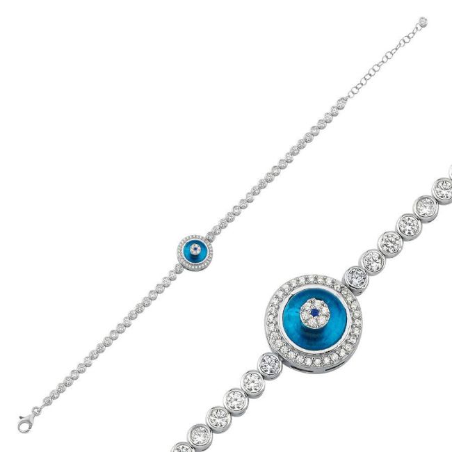 Single Camgöz Silver Water Way Bracelet