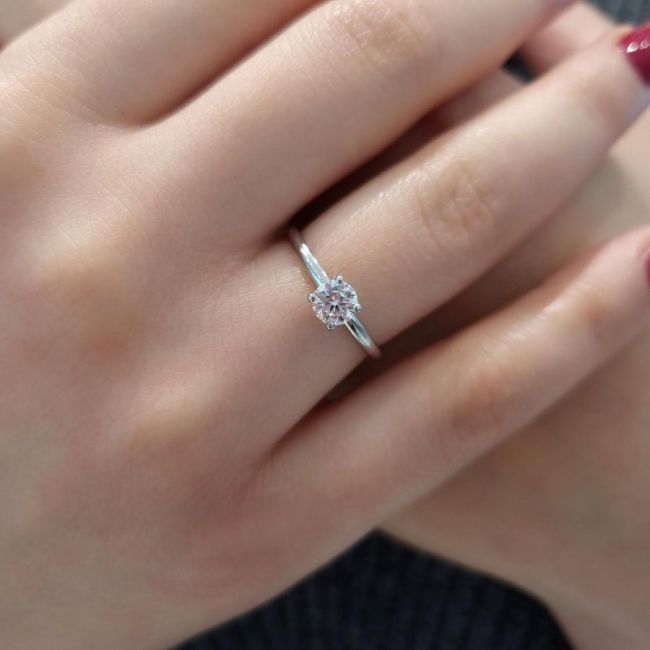 Solitaire Silver Women's Ring - 2