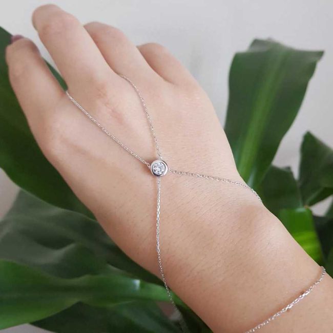 Solitaire Silver Shahmaran Bracelet - 1