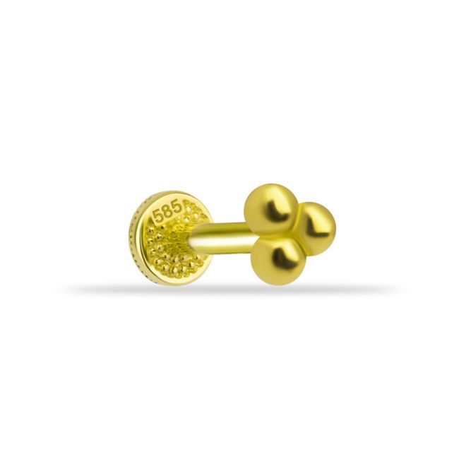 Tria Top Altın Tagus Piercing - 1
