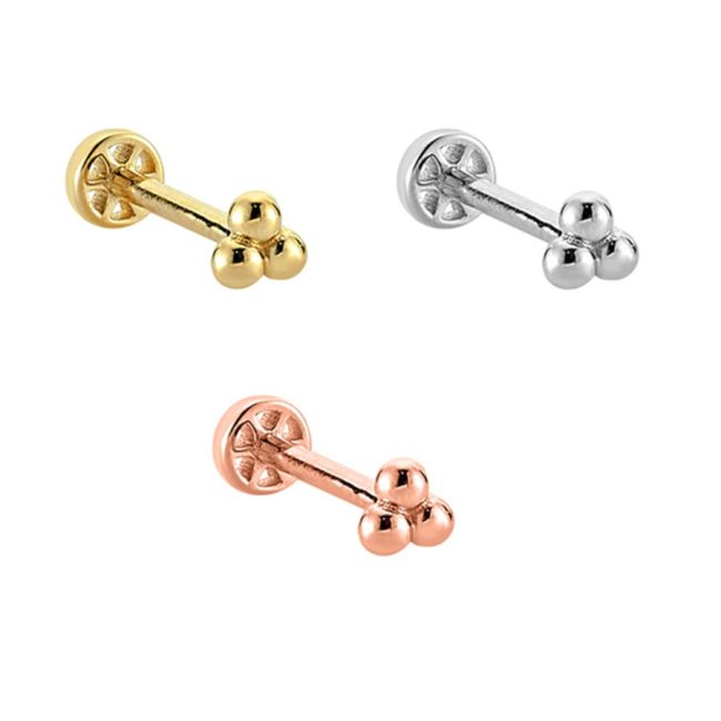 Tria Top Altın Tagus Piercing - 2