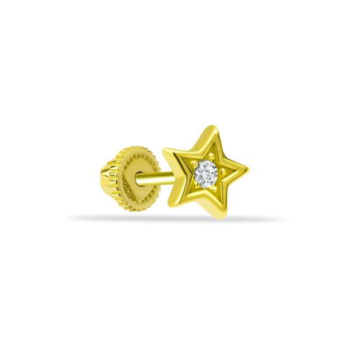 Yıldız Altın Helix Piercing - 1