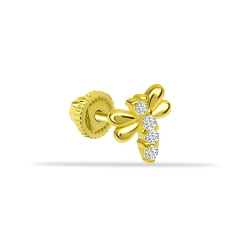 Dragonfly Gold Helix Piercing - 1